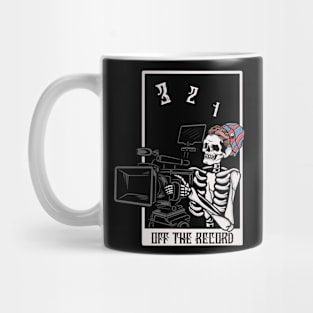 Skull and camera Mug